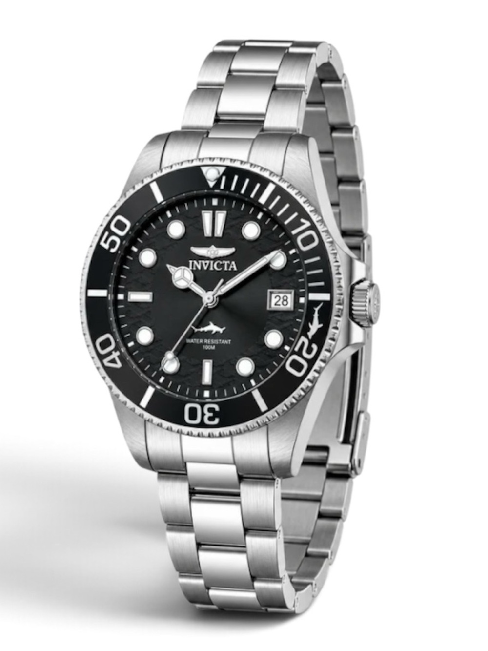New In Case | Women’s Invicta Pro Diver Watch 50913 | Black Dial & Bezel